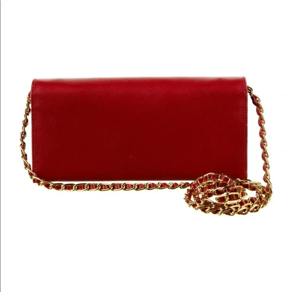 Prada saffiano wallet on Chain purse - Picture 5 of 6